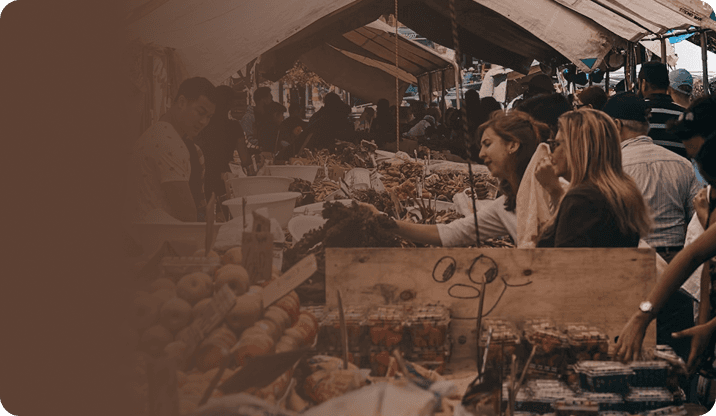 Market scene
